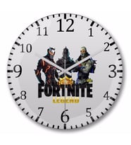 Fortnite Legends Duvar Saati Bombeli Gercek Cam
