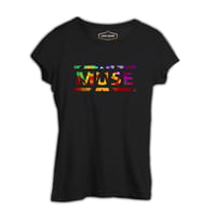 Muse - Cover Logo Siyah Bayan Tshirt