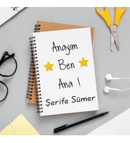 Anayım Ben Ana Defteri Kişiye Özel