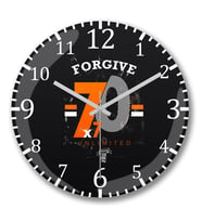 Forgive 2 Duvar Saati Bombeli Gercek Cam