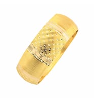 14 Ayar Altın Şarnelli Mega Bilezik 18 Gram