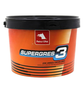 Petrol Ofisi Super Gres 3 4 KG Lityum Sabunlu Performanslı Gres