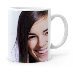 BK Gift Kişiye Özel Face Mug Beyaz Kupa Bardak  8