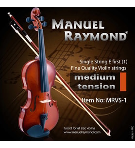 Keman Teli Tek 1. Mi Manuel Raymond MRVS1