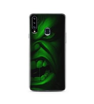 Hulk Tasarım Süper Şeffaf Silikon Telefon Kılıfı Samsung A20s