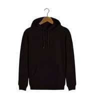 Erkek Kapüşonlu Uzun Kollu Kanguru Cepli Sweatshirt 9Y-5200178-029 Siyah