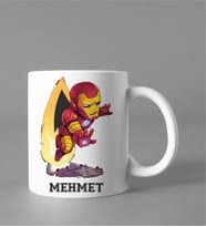 Marvel Demir Adam Kupası Kişiye Özel