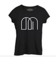 Mamamoo - Logo M Siyah Kadın Tshirt