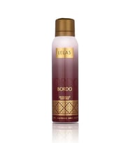 LELAS Bordo Unisex Deodorant 150 ML – Oryantal Çiçeksi Parfümlü Koku Spreyi – 1139