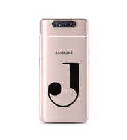 Samsung A80 Harf Tasarımlı Telefon Kılıfı J-Harfi 