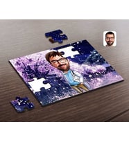 BK Gift Kişiye Özel Erkek Doktor Karikatürlü Ahşap Puzzle-8