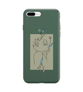 Koyu Yeşil Lansman Telefon Kılıfı Iphone 8 Plus