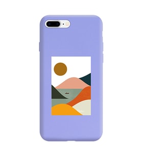 Lila Lansman Telefon Kılıfı Iphone 8 Plus