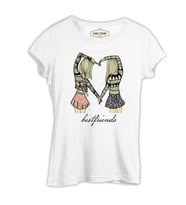 Best Friends - F1 Beyaz Kadın Tshirt
