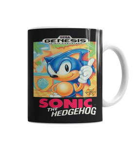 Sonic The Hedgehog Kupa Bardak Porselen