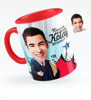 BK Gift Kişiye Özel Bay Avukat Karikatürlü Kırmızı Kupa Bardak  1