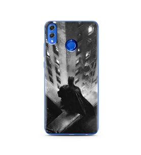 Batman Tasarım Süper Şeffaf Silikon Telefon Kılıfı Huawei Honor 8X 