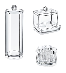 Akay Plastik 504 3’lü Makyaj Organizer Seti