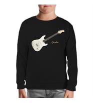 Fender W Siyah Çocuk Sweatshirt