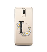 Papatya Harf Tasarım Süper Şeffaf Silikon Telefon Kılıfı Huawei Mate 10 Lite L-H