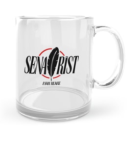 BK Gift Kişiye Özel Mesleki Senarist Cam Kupa Bardak  2
