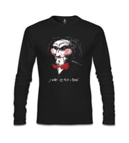 Saw - Testere Oyun Siyah Erkek Sweatshirt