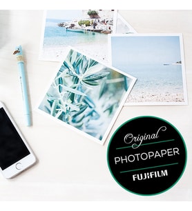 25 Adet 10x10 Kare Orjinal Fujifilm Fotoğraf Baskısı