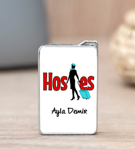 Hostes İsme Özel Çakmak