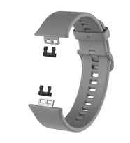 Microsonic Huawei Watch Fit Kordon, Silicone Sport Band Gri