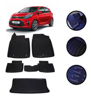 Kia Picanto 2018-2022 Arası 4D Havuzlu Oto Paspas Ve Bagaj Set