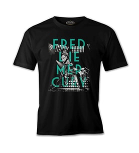 Freddie Mercury Siyah Erkek Tshirt