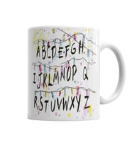 Stranger Things Alphabet Christmas Lights Kupa Bardak Porselen