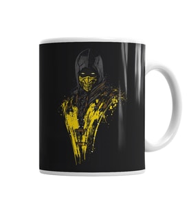 Scorpion Mortal Kombat Kupa Bardak Porselen