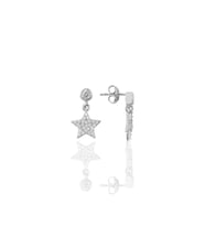 Söğütlü Silver Gümüş zirkon taşlı yıldız modeli küpe