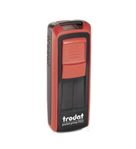 TRODAT CEP  KAŞE 9511 - KIRMIZI  MAKİNE - MAVİ MÜREKKEP
