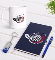 BK Gift Kişiye Özel Doktor Temalı Lacivert Defter Kalem Kupa 32gb USB Bellek Hediye Seti-10 (Model 1)