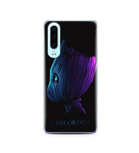 Baby Groot Tasarım Süper Şeffaf Silikon Telefon Kılıfı Huawei P30 