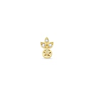Altın Lotus Tragus Küpe