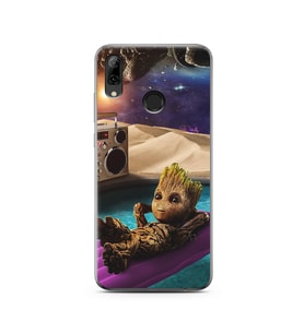 Baby Groot Tasarım Süper Şeffaf Silikon Telefon Kılıfı Huawei PSmart 2019