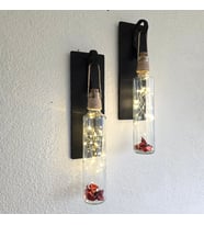 Öğretmenler Günü, Led Işıklı, Mat Siyah Renkli Duvar Aplik, 2’li Set