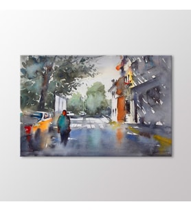 Arty Tablo Suluboya Sokak Tablo (Karışık)