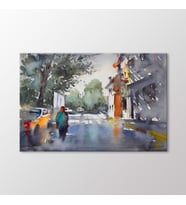 Arty Tablo Suluboya Sokak Tablo (Karışık)