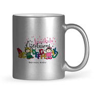 BK Gift Kişiye Özel Anaokulu Öğretmeni Gümüş Yaldızlı Kupa Bardak  4