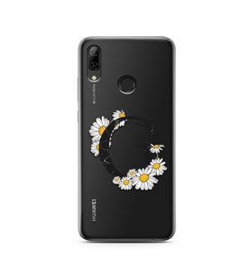 Papatya Harf Tasarım Süper Şeffaf Silikon Telefon Kılıfı Huawei P Smart (2019) G