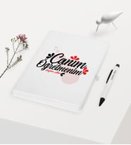 BK Gift Kişiye Özel Canım Öğretmenim Temalı Beyaz Defter Kalem Hediye Seti - 3