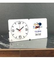 Tercüman Ahşap Masa Saati 001