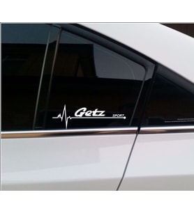 Hyundai Getz Napız Kalp Kelebek Cam için Sticker Yapıştırma