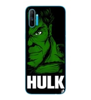 Hulk Tasarım Süper Şeffaf Silikon Telefon Kılıfı Oppo Realmi C3