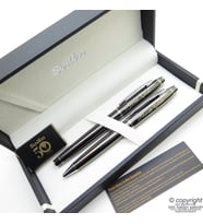 Scrikss 35 Titanium Dolma Kalem + Tükenmez Kalem Set  Scrikss Kalem  İsme Özel Kalem  Hediyelik Kalem