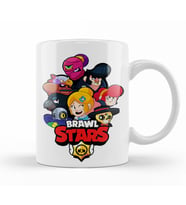 Brawl Stars Yıldızları Kupa Bardak Porselen